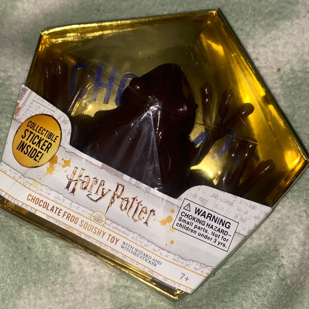 Squishy chocolate Harry Potter frog toy (DONT NOT EAT) never opened